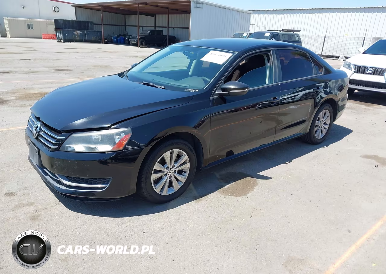 2012 Volkswagen Passat 2.5L S VIN:1VWAP7A38CC007747 - 2