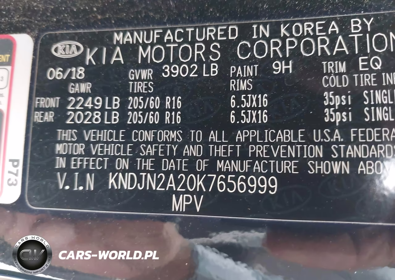 2019 Kia Soul VIN:KNDJN2A20K7656999 - 9