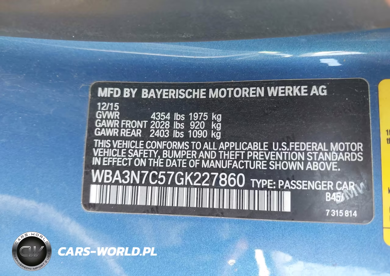 2016 BMW 428I VIN:WBA3N7C57GK227860 - 9