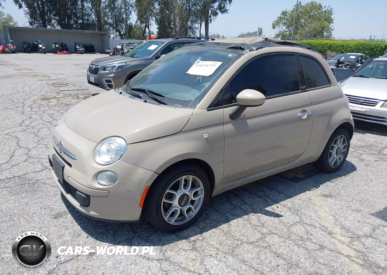 2012 Fiat 500C Pop VIN:3C3CFFDR8CT198314 - 2