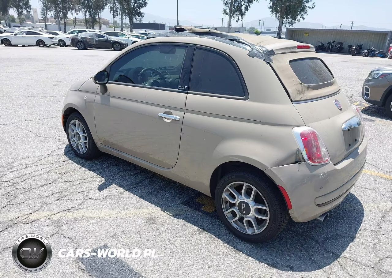 2012 Fiat 500C Pop VIN:3C3CFFDR8CT198314 - 3