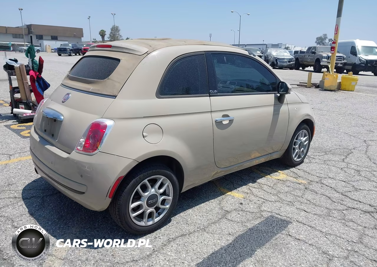 2012 Fiat 500C Pop VIN:3C3CFFDR8CT198314 - 4