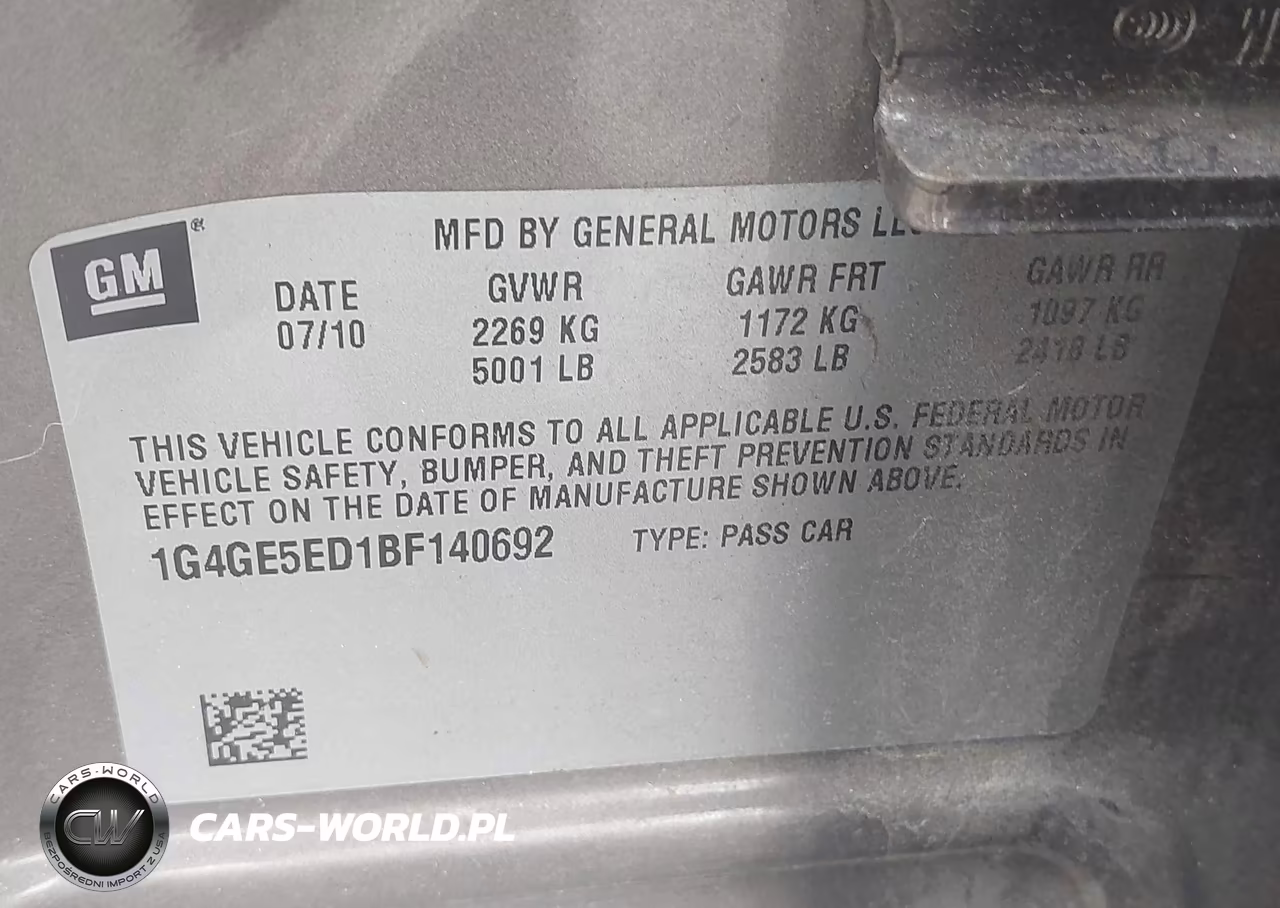 2011 Buick Lacrosse Cxs VIN:1G4GE5ED1BF140692 - 9