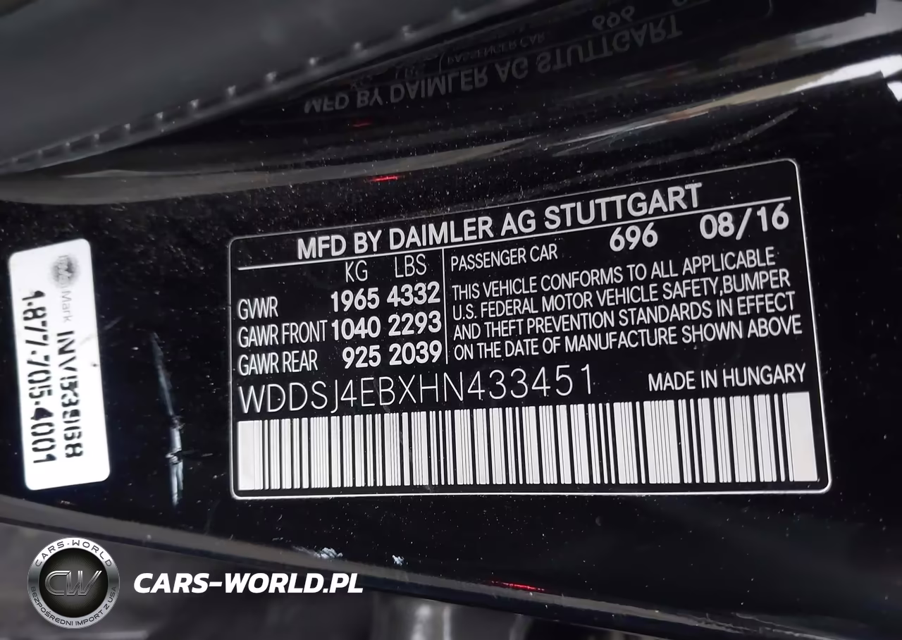 2017 Mercedes-Benz Cla 250 VIN:WDDSJ4EBXHN433451 - 9