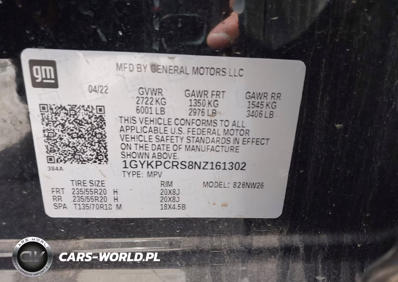 2022 Cadillac Xt6 Fwd Premium Luxury VIN:1GYKPCRS8NZ161302 - 9