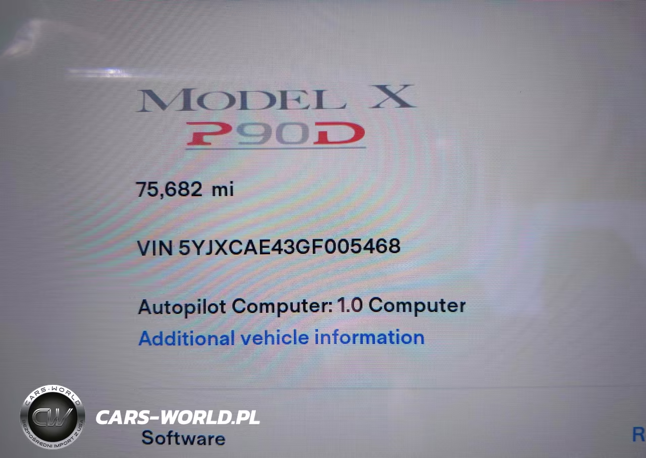 2016 Tesla Model X 60D-P100D-P90D VIN:5YJXCAE43GF005468 - 15