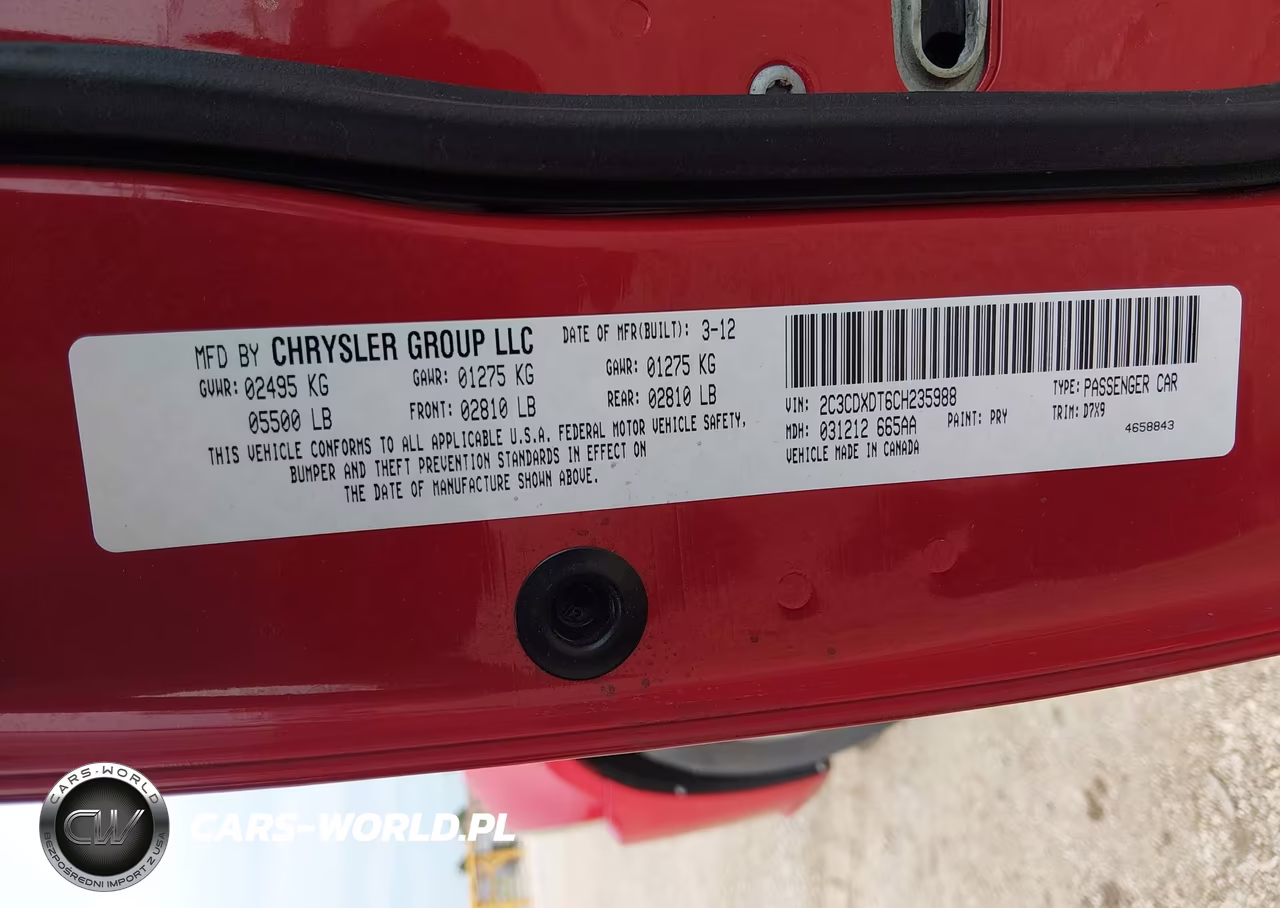 2012 Dodge Charger R-T VIN:2C3CDXDT6CH235988 - 9