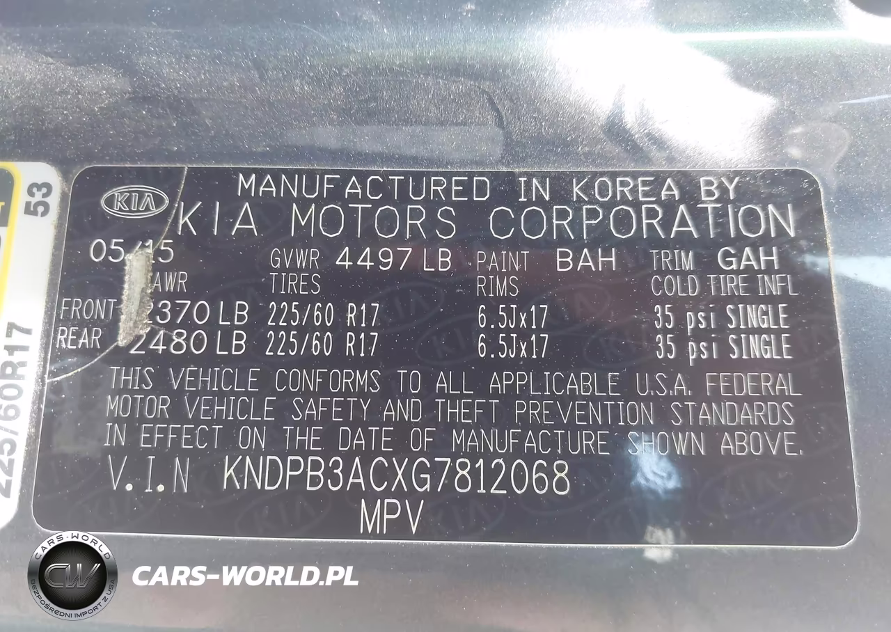 2016 Kia Sportage Lx VIN:KNDPB3ACXG7812068 - 9