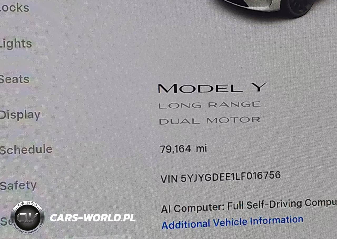 2020 Tesla Model Y Long Range Dual Motor All-Wheel Drive VIN:5YJYGDEE1LF016756 - 16