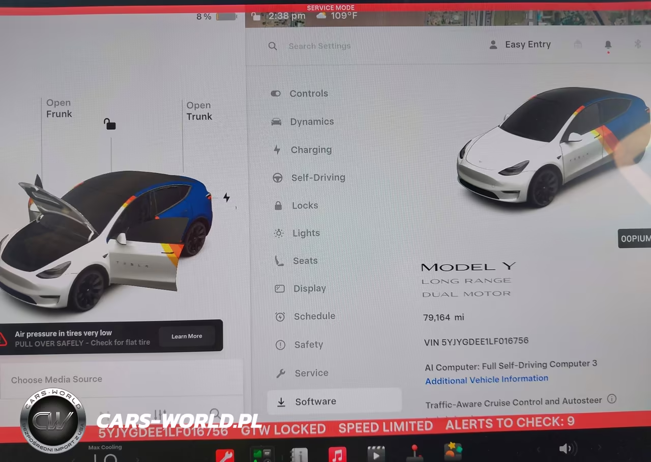2020 Tesla Model Y Long Range Dual Motor All-Wheel Drive VIN:5YJYGDEE1LF016756 - 7