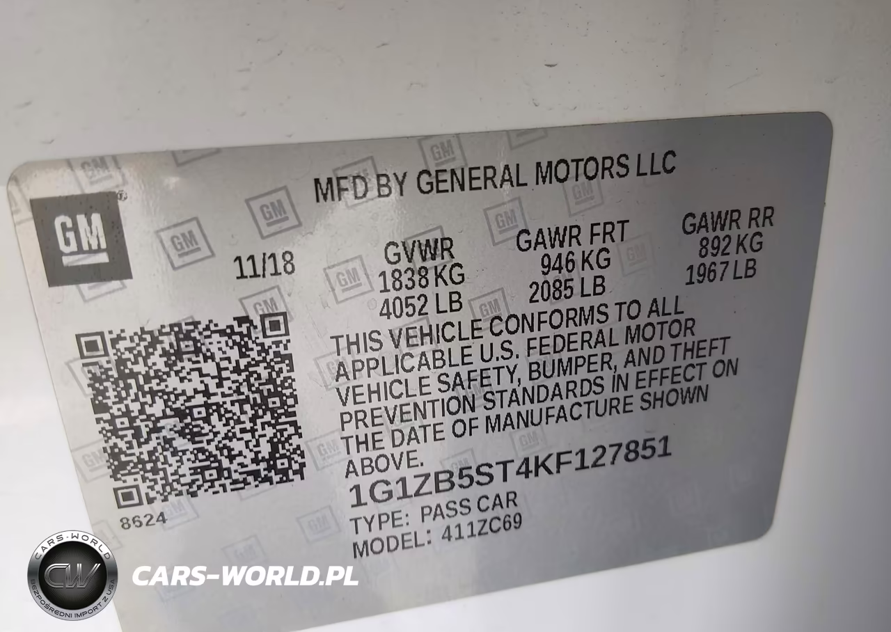 2019 Chevrolet Malibu 1Ls VIN:1G1ZB5ST4KF127851 - 9
