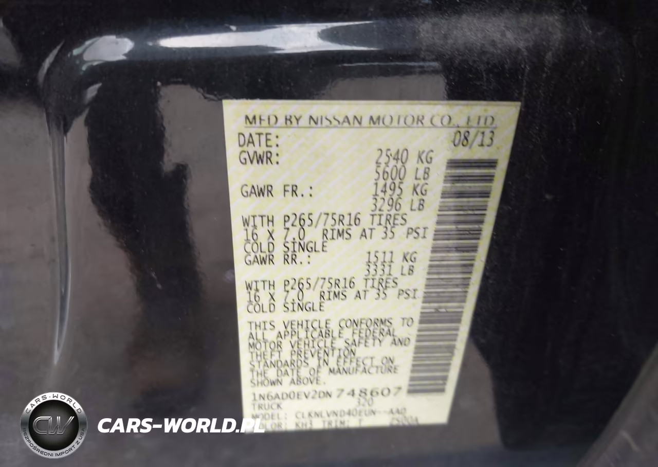2013 Nissan Frontier Pro-4X VIN:1N6AD0EV2DN748607 - 9