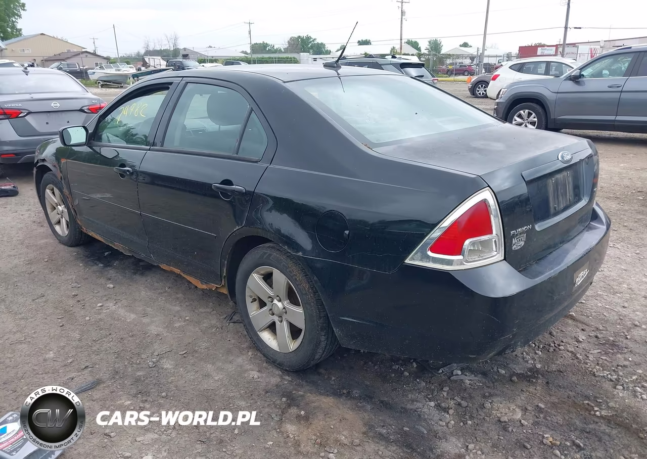 2008 Ford Fusion Se VIN:3FAHP07Z08R274495 - 3