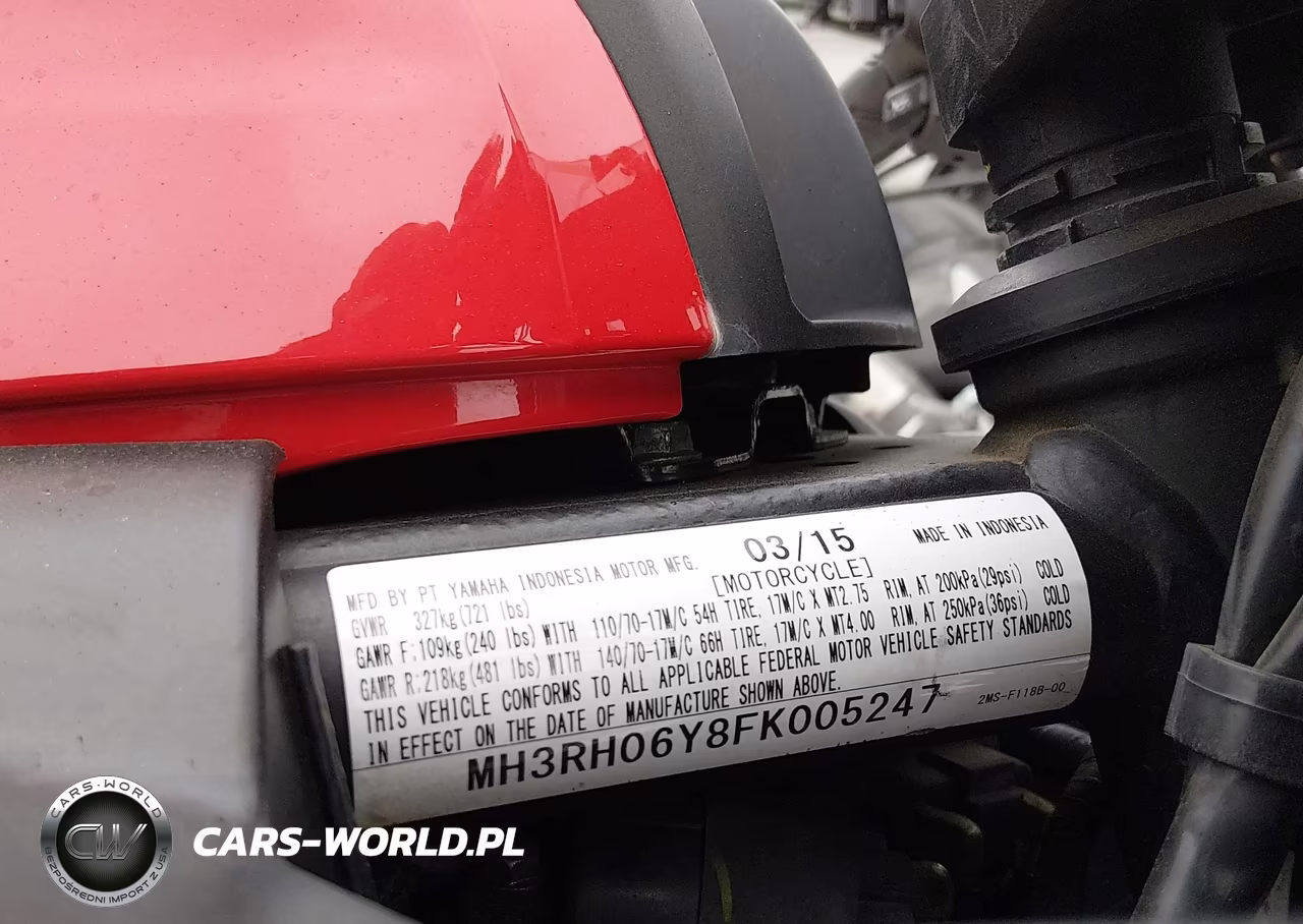 2015 Yamaha Yzfr3 VIN:MH3RH06Y8FK005247 - 10