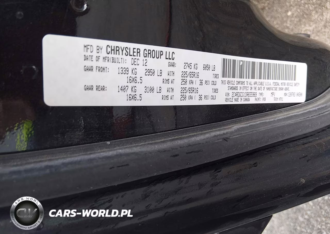 2013 Dodge Grand Caravan Sxt VIN:2C4RDGCG1DR655969 - 9
