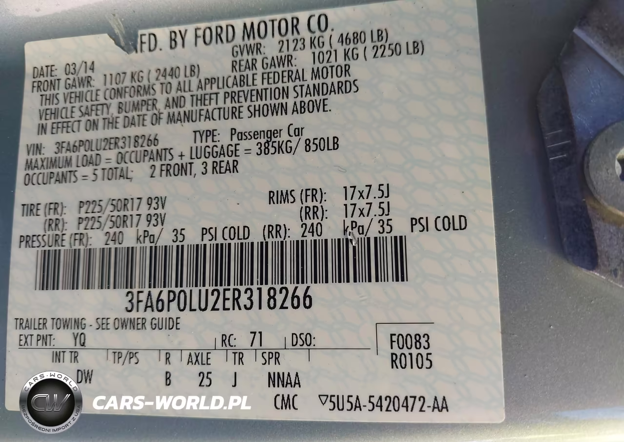 2014 Ford Fusion Hybrid Se VIN:3FA6P0LU2ER318266 - 9