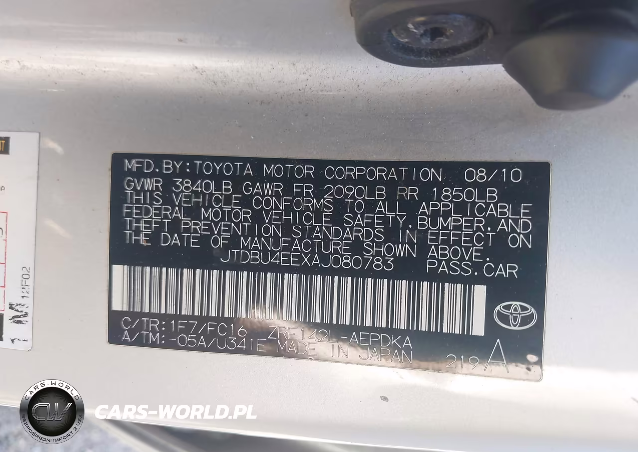 2010 Toyota Corolla Le VIN:JTDBU4EEXAJ080783 - 9