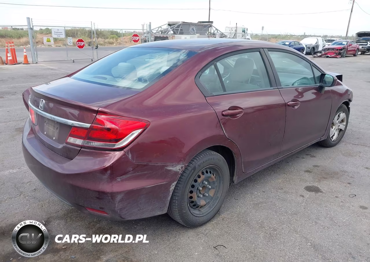 2015 Honda Civic Lx VIN:19XFB2F53FE293833 - 4