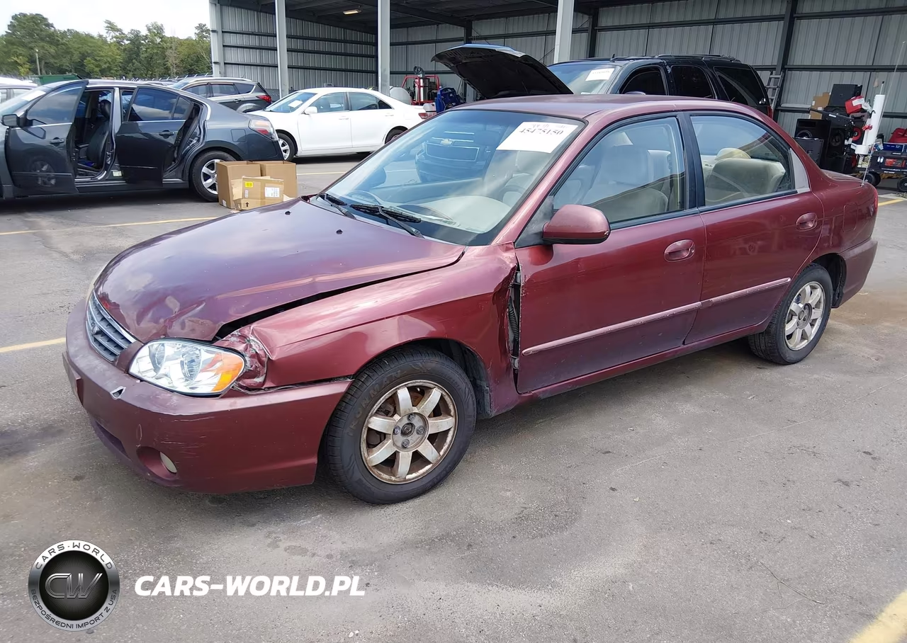 2003 Kia Spectra Ls VIN:KNAFB121435214977 - 2