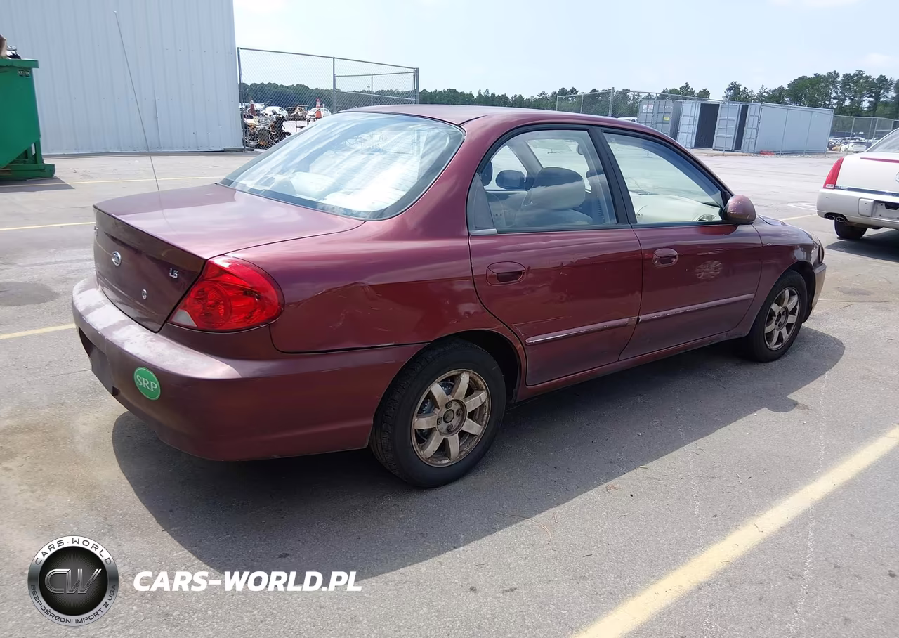 2003 Kia Spectra Ls VIN:KNAFB121435214977 - 4
