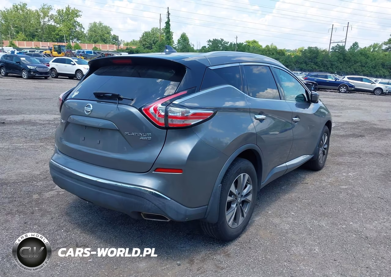 2017 Nissan Murano Sl VIN:5N1AZ2MHXHN179891 - 4