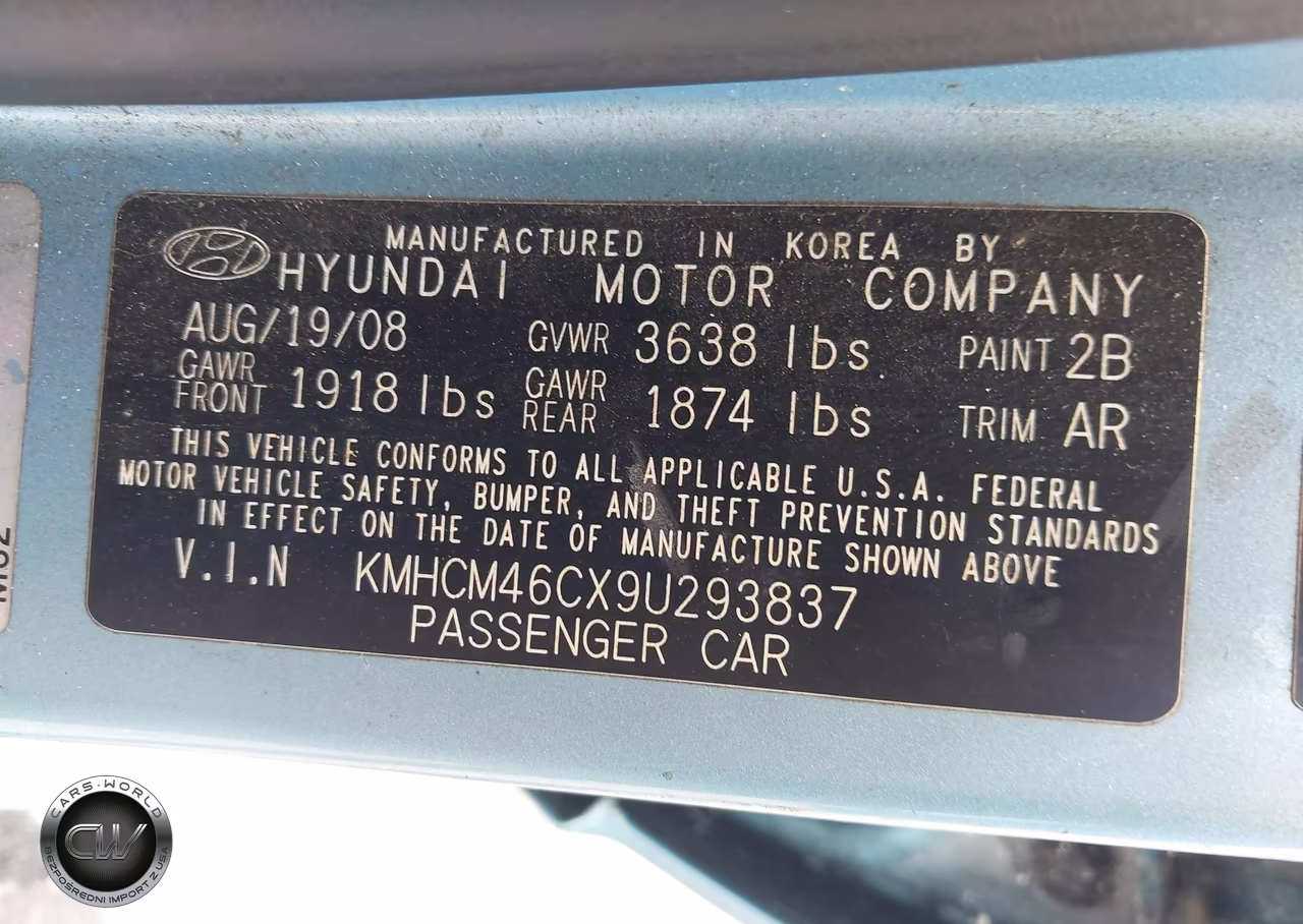2009 Hyundai Accent Gls VIN:KMHCM46CX9U293837 - 9