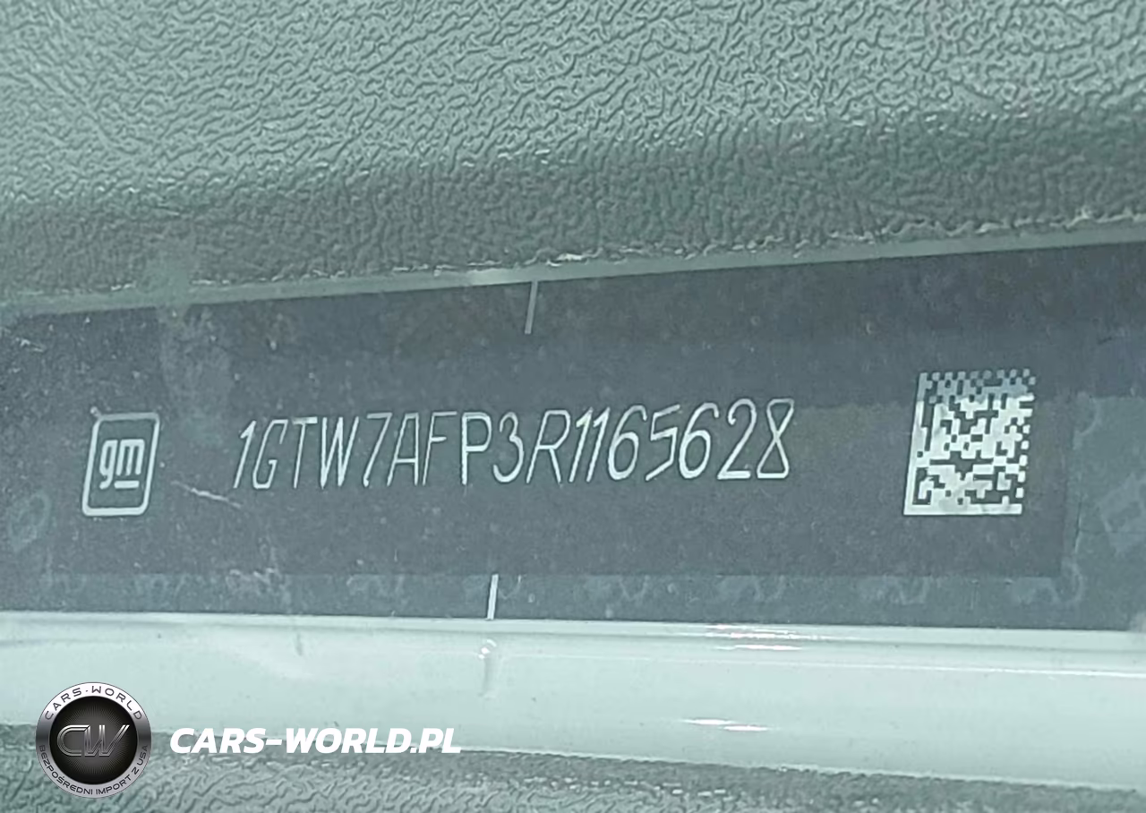 2024 GMC Savana Cargo Rwd 2500 Regular Wheelbase Work Van VIN:1GTW7AFP3R1165628 - 9