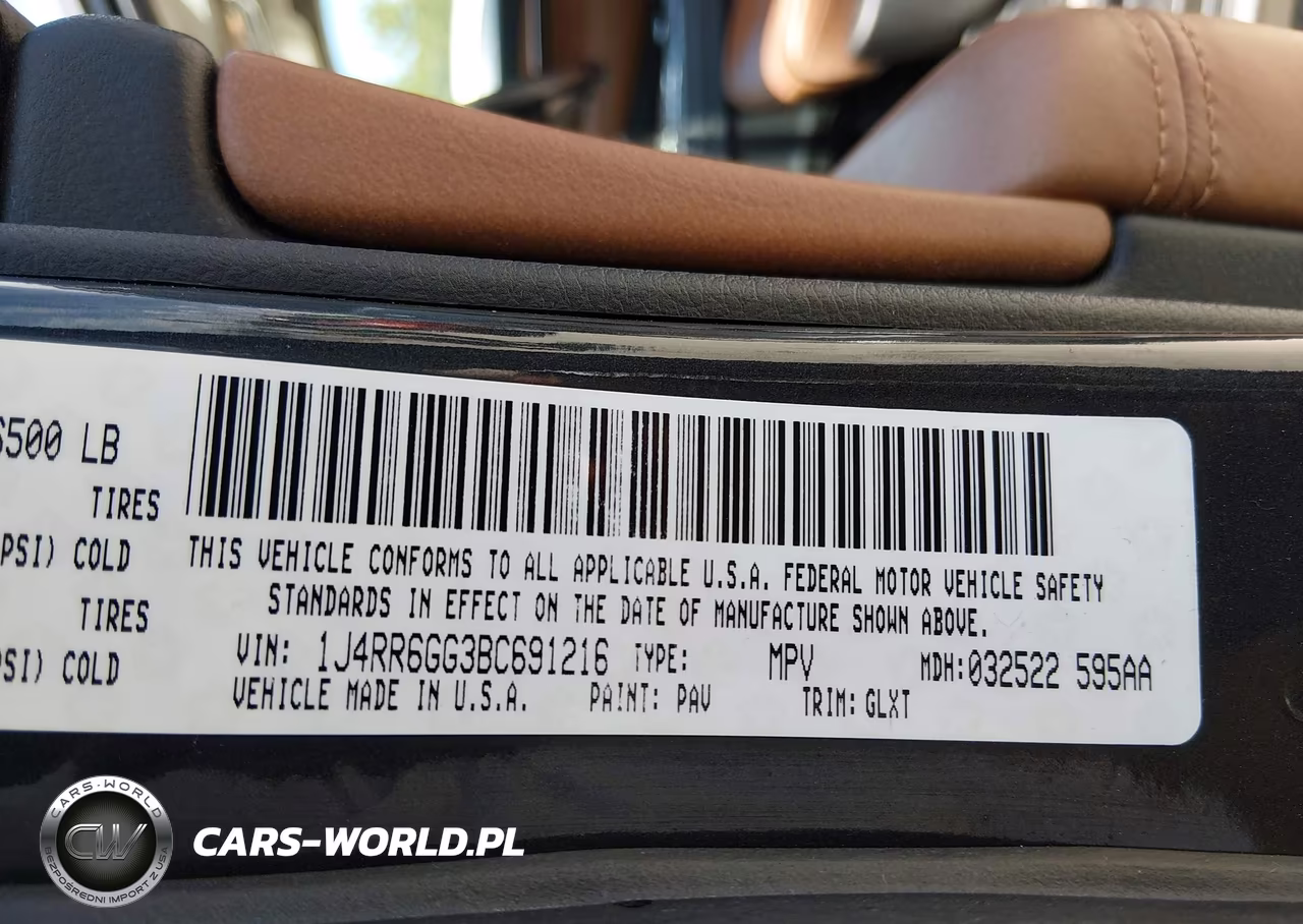 2011 Jeep Grand Cherokee Overland VIN:1J4RR6GG3BC691216 - 9