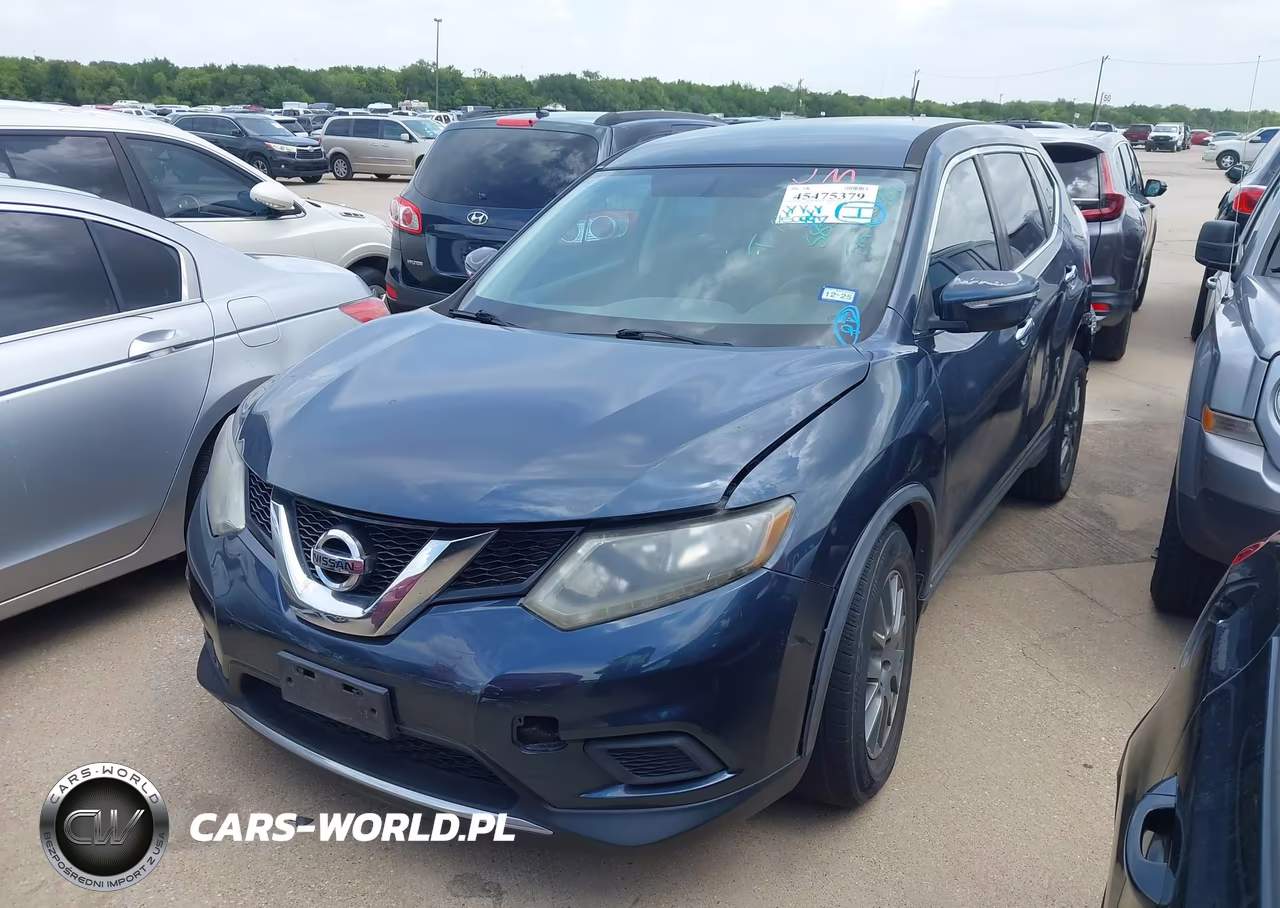 2015 Nissan Rogue S VIN:KNMAT2MT9FP585074 - 2