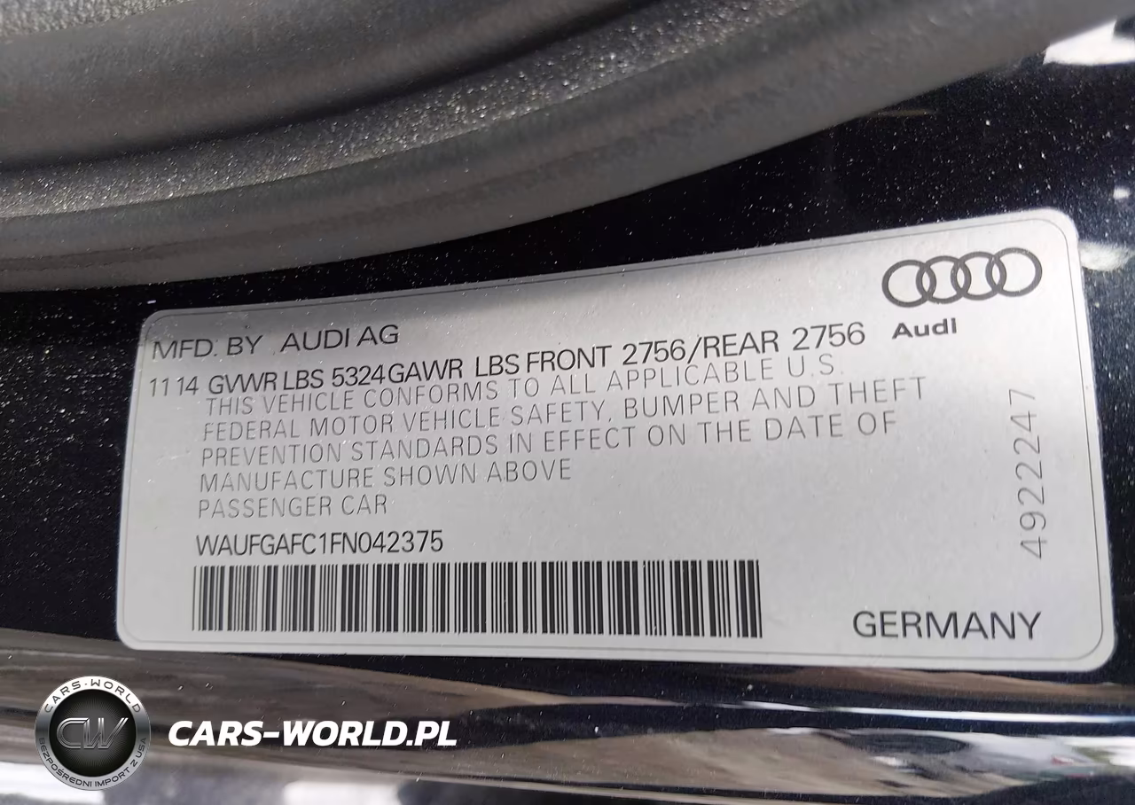 2015 Audi A6 3.0T Premium Plus VIN:WAUFGAFC1FN042375 - 9