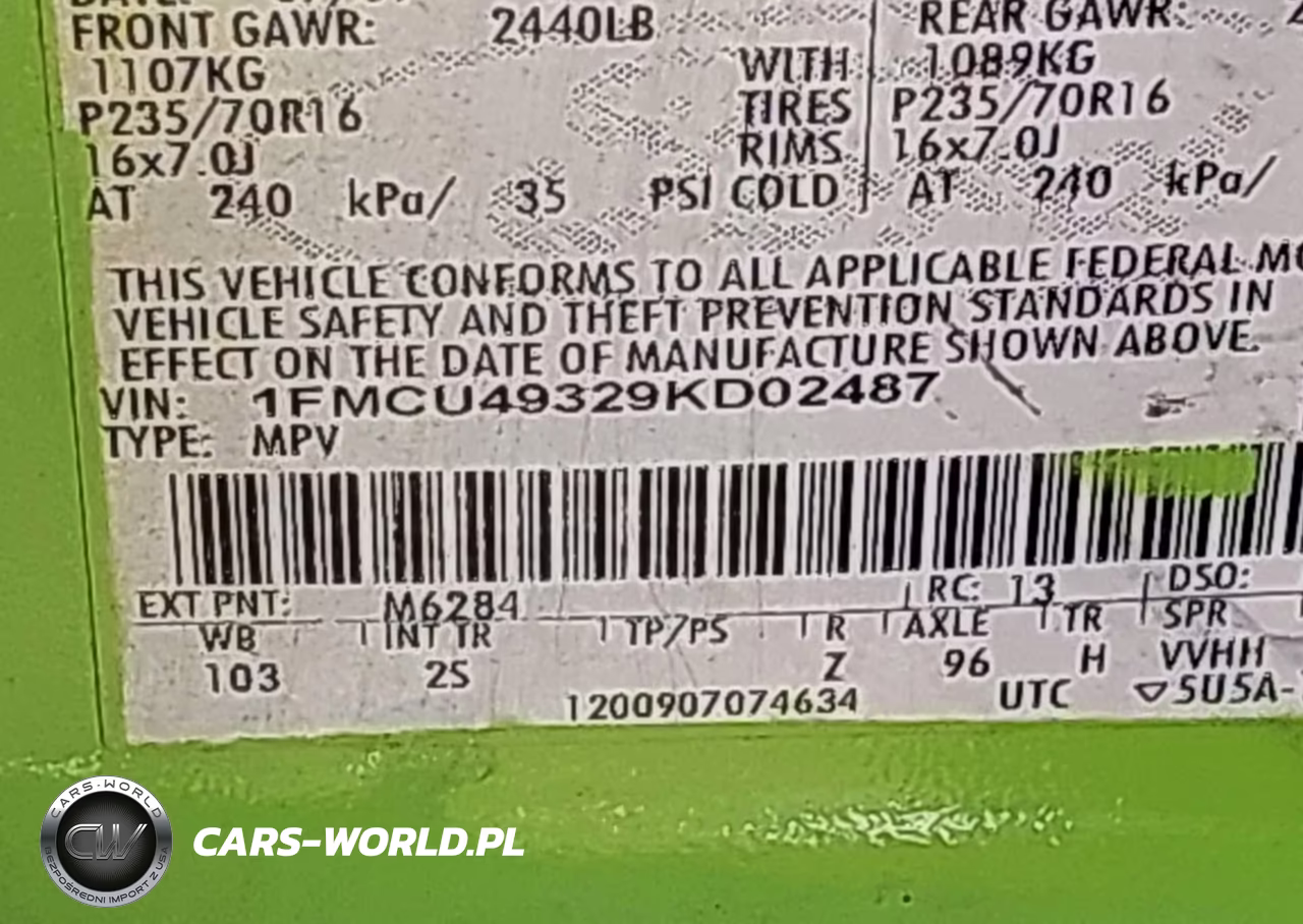 2009 Ford Escape Hybrid Limited VIN:1FMCU49329KD02487 - 9