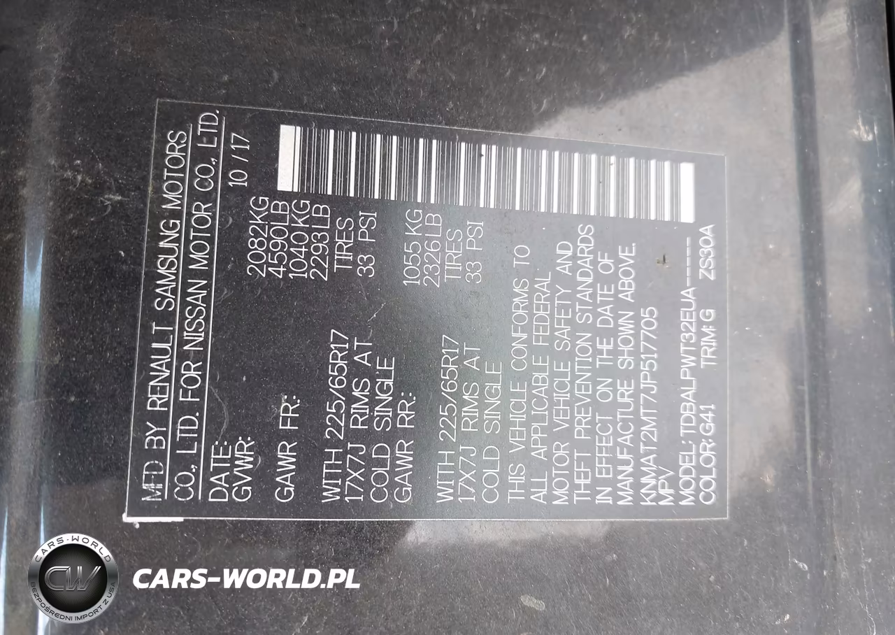 2018 Nissan Rogue S VIN:KNMAT2MT7JP517705 - 9