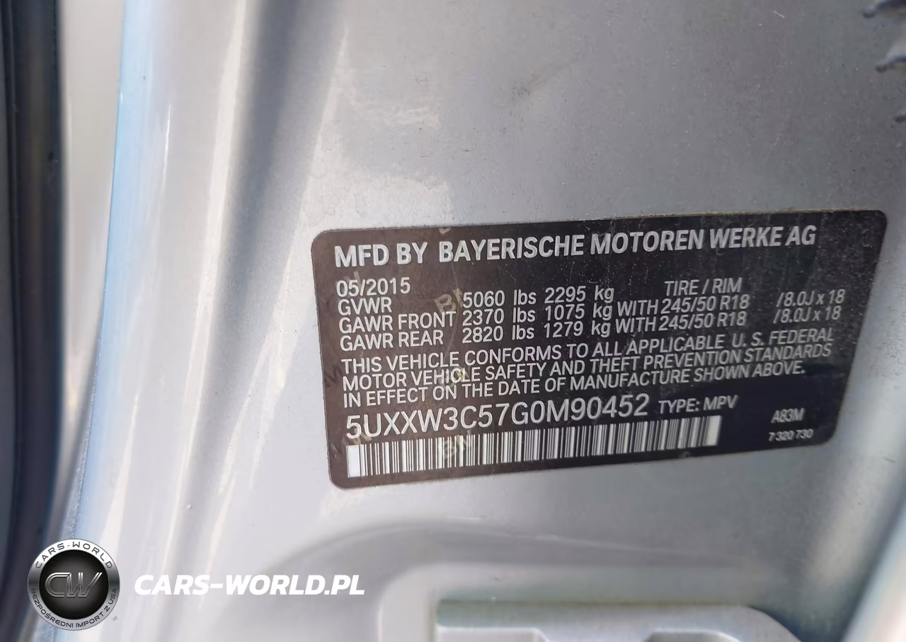 2016 BMW X4 xDrive28I VIN:5UXXW3C57G0M90452 - 9