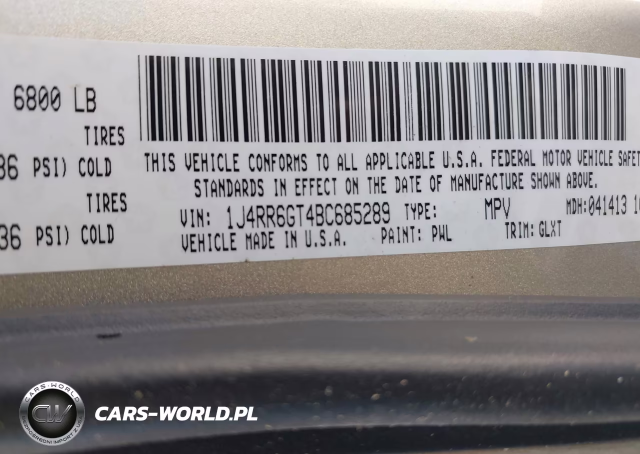 2011 Jeep Grand Cherokee Overland VIN:1J4RR6GT4BC685289 - 9