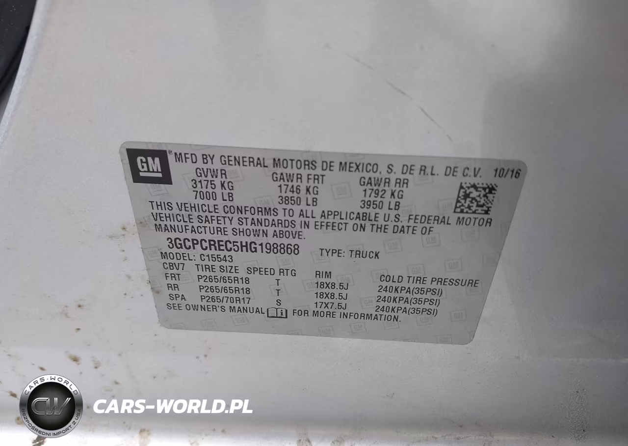 2017 Chevrolet Silverado 1500 Lt VIN:3GCPCREC5HG198868 - 9