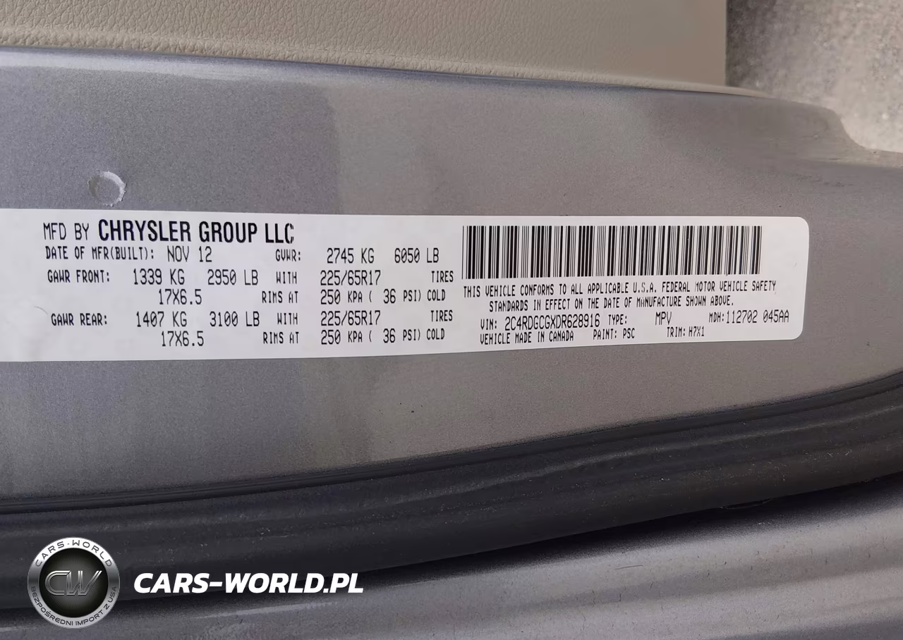 2013 Dodge Grand Caravan Sxt VIN:2C4RDGCGXDR628916 - 9