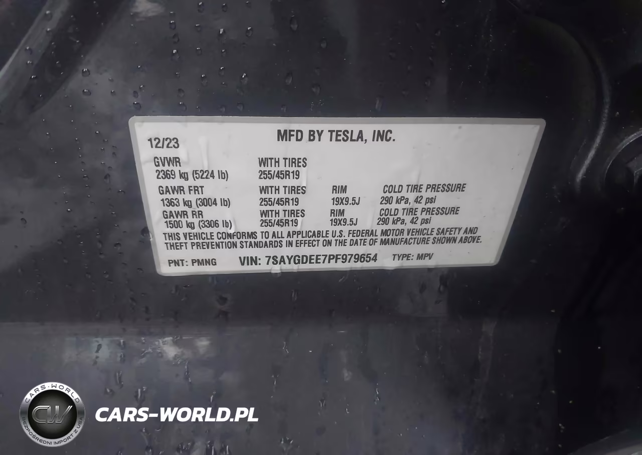 2023 Tesla Model Y Awd-Long Range Dual Motor All-Wheel Drive VIN:7SAYGDEE7PF979654 - 9