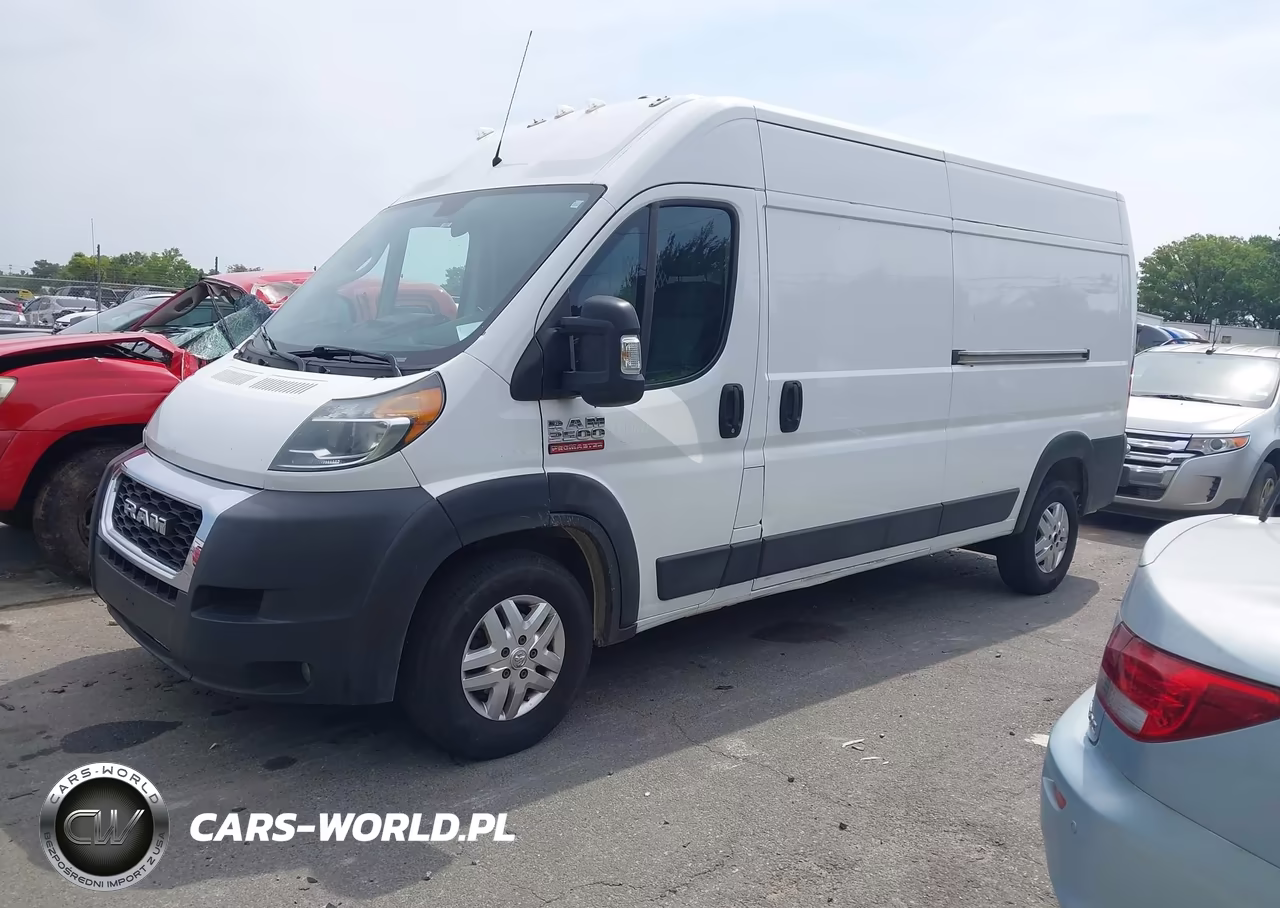 2021 Ram Promaster 2500 High Roof 159 Wb VIN:3C6LRVDG3ME574636 - 2