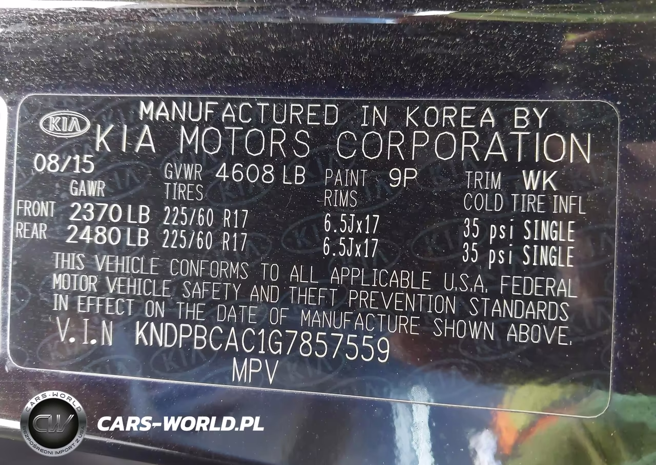 2016 Kia Sportage Lx VIN:KNDPBCAC1G7857559 - 9