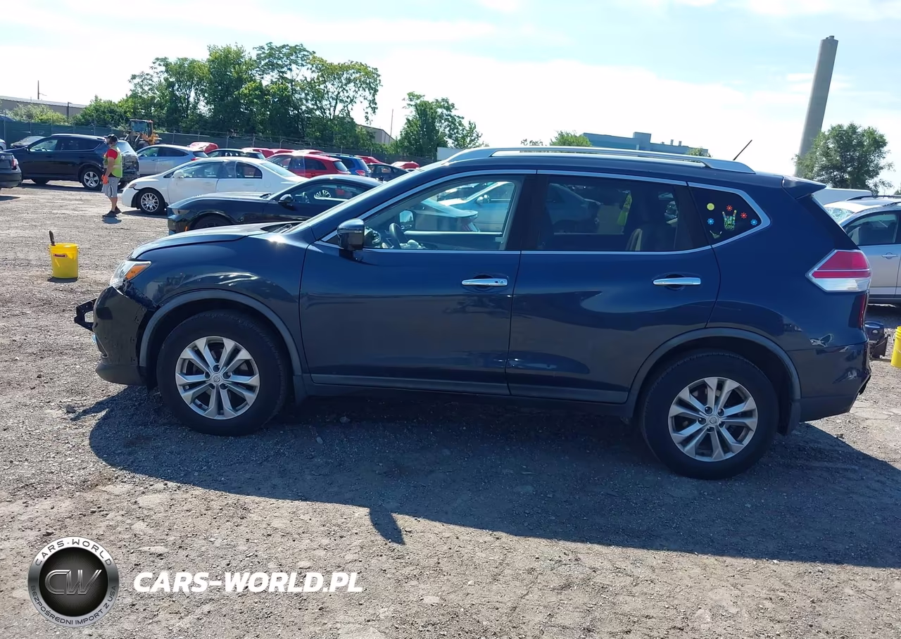 2016 Nissan Rogue Sv VIN:KNMAT2MV7GP704811 - 14