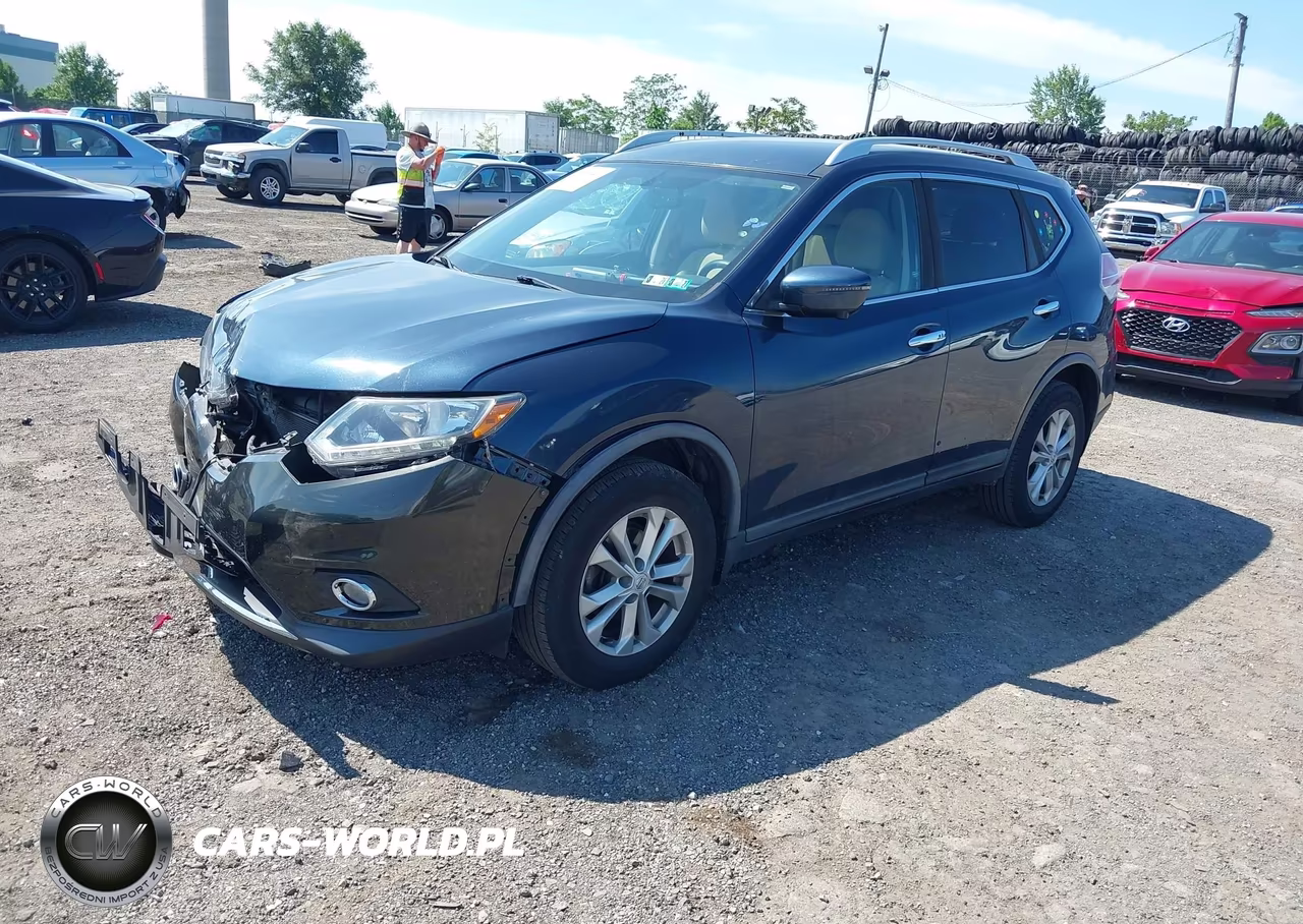 2016 Nissan Rogue Sv VIN:KNMAT2MV7GP704811 - 2
