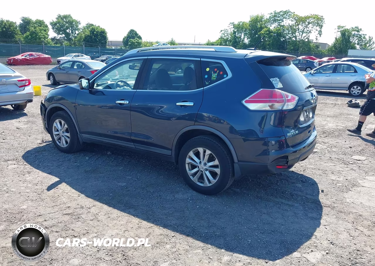 2016 Nissan Rogue Sv VIN:KNMAT2MV7GP704811 - 3