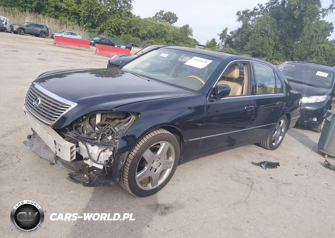 2005 Lexus Ls 430 VIN:JTHBN36F855017712 - 2