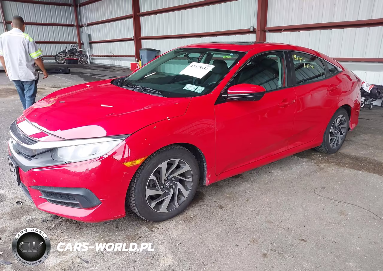 2017 Honda Civic Ex VIN:2HGFC2F76HH516292 - 2