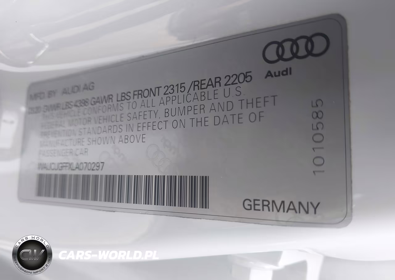 2020 Audi A3 Premium Plus 40 Tfsi Front-Wheel Drive S Tronic VIN:WAUCUGFFXLA070297 - 9