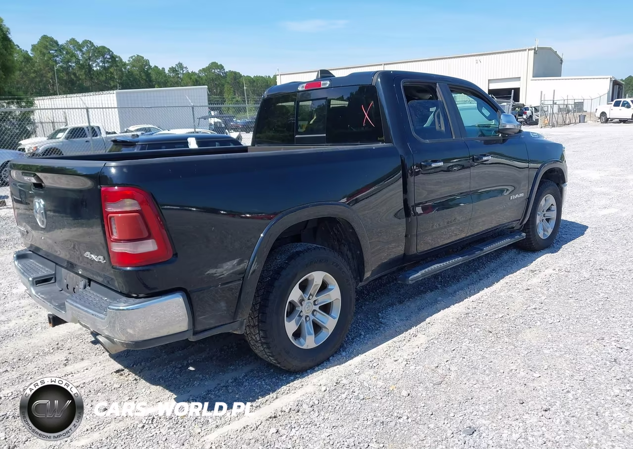 2020 Ram 1500 Laramie 4X4 6'4 Box VIN:1C6SRFDT9LN281378 - 4