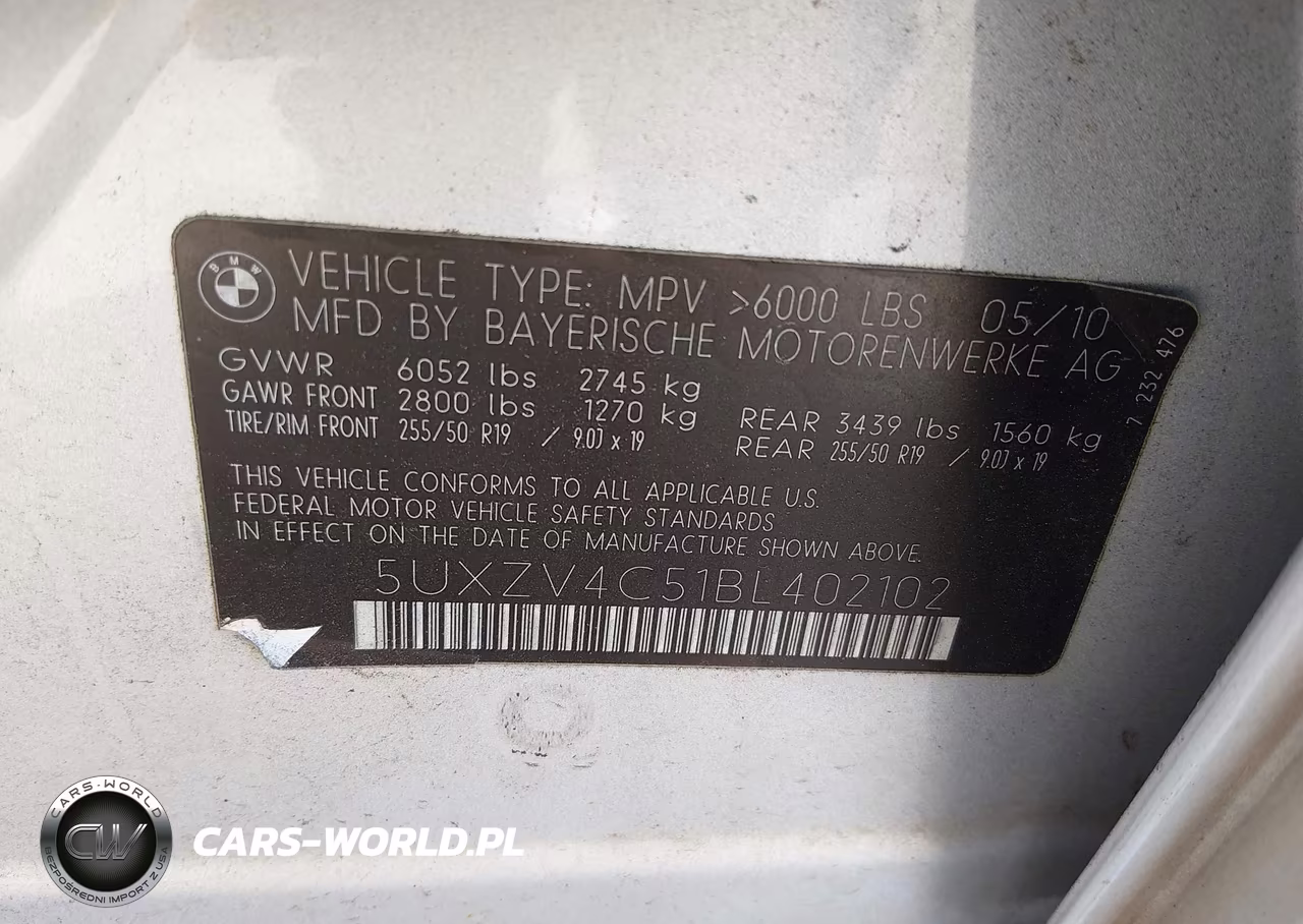 2011 BMW X5 xDrive35I-xDrive35I Premium-xDrive35I Sport Activity VIN:5UXZV4C51BL402102 - 9