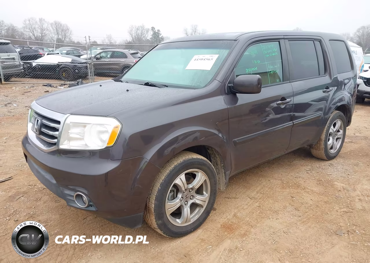 2012 Honda Pilot Ex-L VIN:5FNYF3H55CB025517 - 2