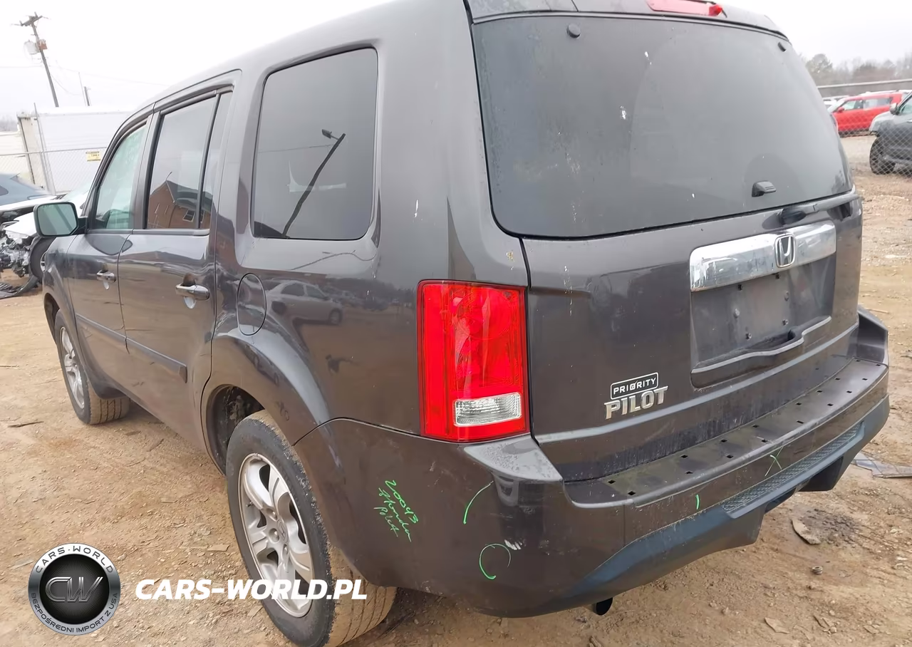 2012 Honda Pilot Ex-L VIN:5FNYF3H55CB025517 - 3