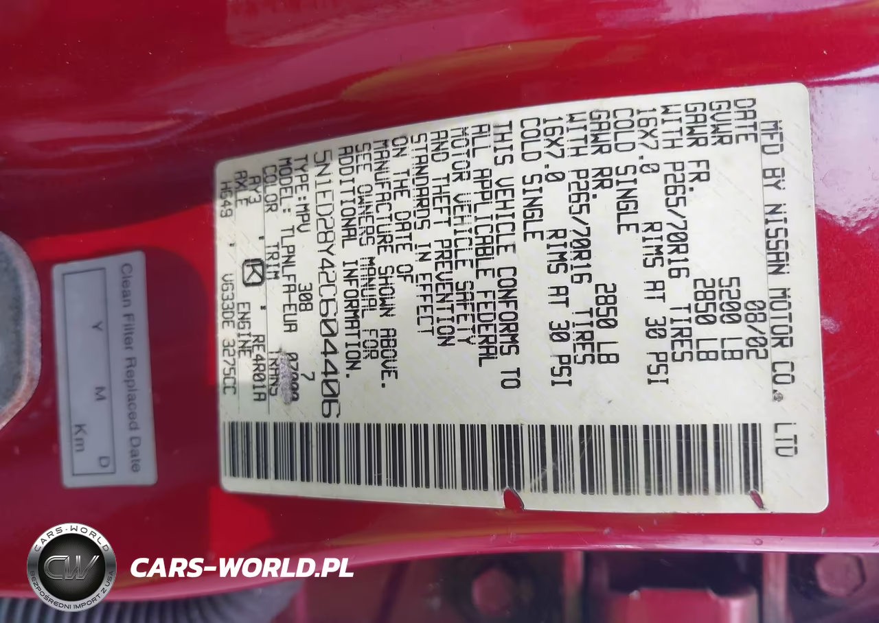 2002 Nissan Xterra Se VIN:5N1ED28Y42C604406 - 9